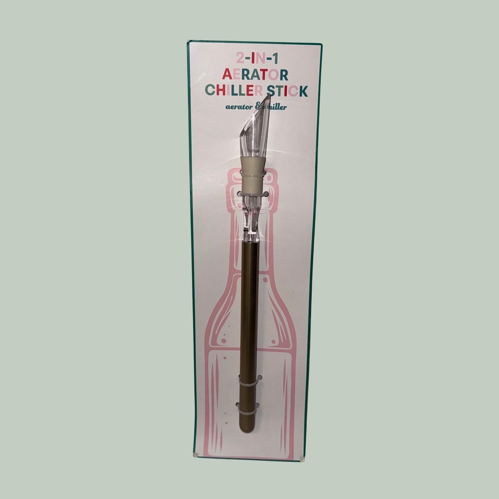 Vivitar 2-in-1 Aerator Chiller Stick Wine Bottle Cooler Drip-Free Pourer